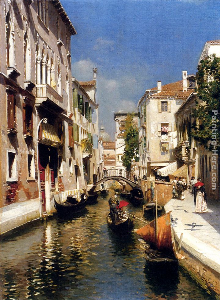 Venezia painting - Rubens Santoro Venezia art painting